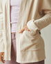 Women's French Terry Cardigan - Cotton